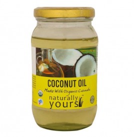 Naturally yours Coconut Oil   Glass Jar  350 millilitre